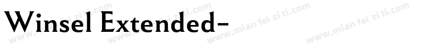 Winsel Extended字体转换